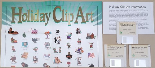 Holiday color clip art 1994 - color, ©1994