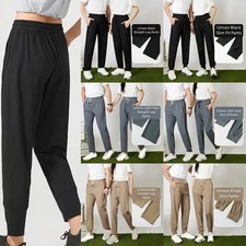 Pantaloni sportivi casual seta ghiaccio asciugatura rapida per uomo e donna slim vestibilità traspirante