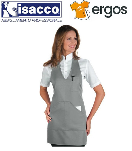 Isacco grembiule bistro grigio - isacco,