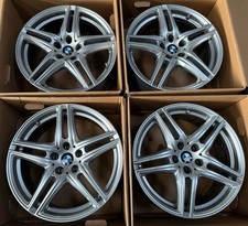4x Borbet XR 8 X 18 pollici 5 x 112 ET 30 argento Audi Seat Skoda VW Mercedes BMW