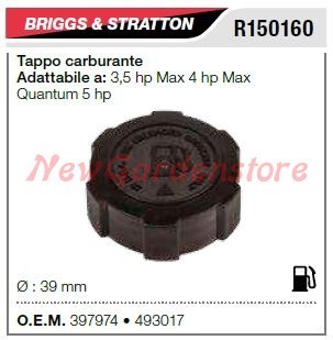 Tappo carburante s - tappo, b&s