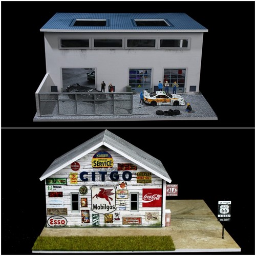 Diorama retrò art - , 1/64