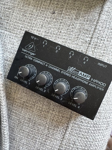 Behringer microamp ha400 - microamp,