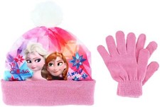 Disney Frozen RH4026 Set 2 pezzi cappello e guanti invernali per bambina