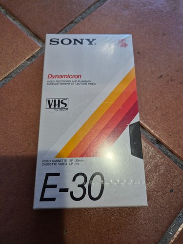 Sony videocassetta vuota - sony, e-30