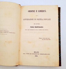 Paolo Mantegazza - Ordine e