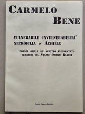 CARMELO BENE MITO VULNERABILE