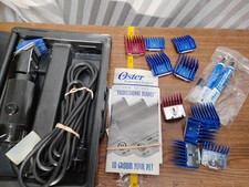 Oster DELUXE A5 Tagliacavalli Animali Domestici + Accessori Lame Ottimo Pulito!!