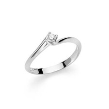 Anello solitario miluna - anello,