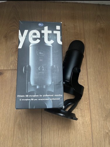 Blue yeti blackout microfono - blackout,