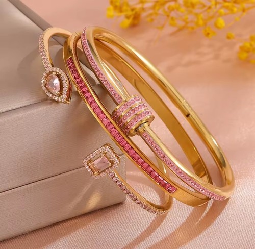 Set bracciali rigido donna - set,