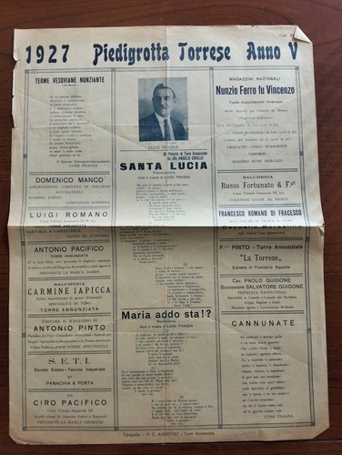 1927 piedigrotta torre - 1927,