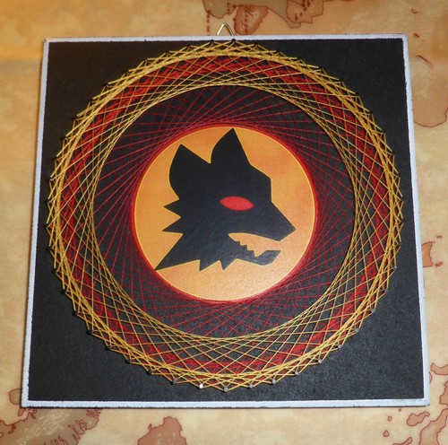 Quadro string art - string, roma