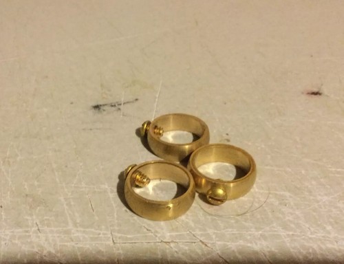 Anello ritenuta ottone - anello, di