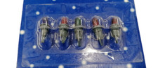 5 Lampadine Ricambio Catena Miniluci 96 180 Push in Mini 2V 68mA 0,136w Luci