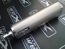 Suzuki DL 1000 V-Strom 2002 2003 2004 2005 Coppia Titanio Ovale Scarichi, Tazza