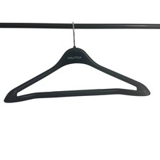 Confezione 20 Appendiabiti Tuta Plastica Marca Nautica 17" Nero Resistente