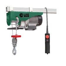 Paranco Elettrico a Fune 450W 12M 100/200Kg Sollevatore Montacarichi