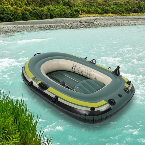 2person inflatable boat green - inflatable,