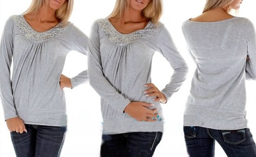 Donna girly glamour paillettes - girly,
