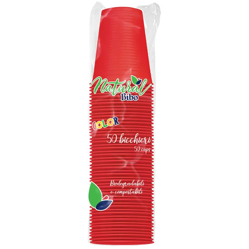 Bicchieri 200cc 50pz colorati - bicchieri,