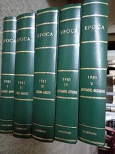 Rivista EPOCA rilegata annata