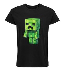 T-shirt Minecr4ft Creeper giochi computer playstation costruzioni idea regalo