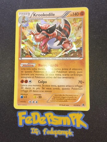 Pokemon card krookodile nuove - pokemon,