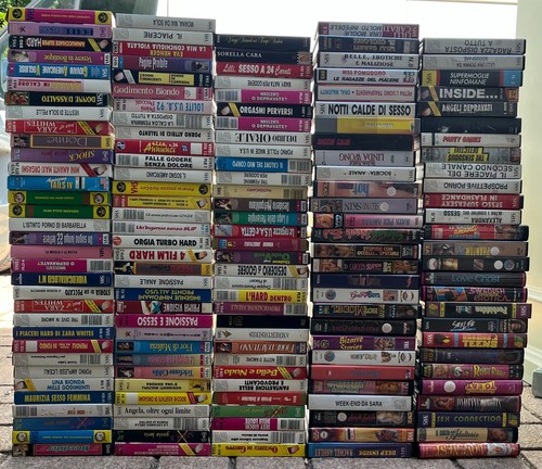 150 cassette vhs - cassette, erotiche