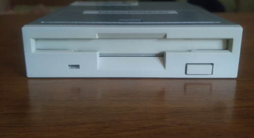 Lettore floppy disk bianco - lettore,