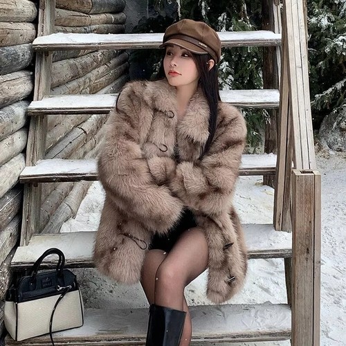 Giacca cappotto pelliccia - cappotto,