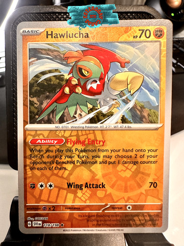 Reverse holo hawlucha - holo, 118/198