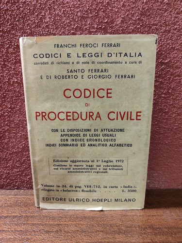 Codice procedura civile - procedura,
