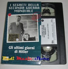 film VHS I SEGRETI DELLA SECONDA GUERRA MONDIALE ultimi giorni Hitler(F21)no*dvd