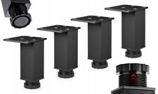 4 piedini per mobili regolabili piede per divano piede da cucina piedi per letto gamba nera LOFT 150 mm