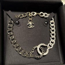 Chanel choker black and - black,
