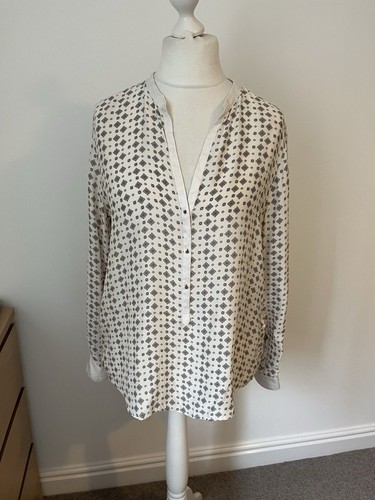 Blusa zara donna panna seta - donna, xl