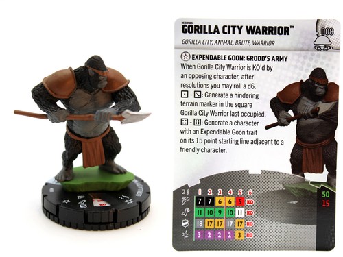 Heroclix 008 gorilla - -, #008