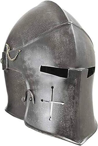 Medieval barbuta helmet knight - barbuta,