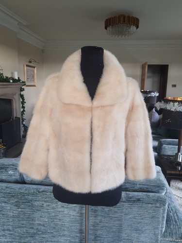 Visone bolero giacca stola - visone,