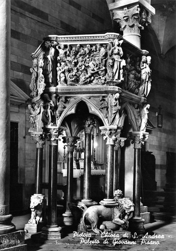 Cartolina pistoia chiesa - cartolina,