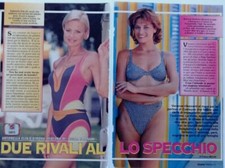 Clippings Simona Ventura Ritagli Di Giornale Anni 90 Antonella Elia Tele Piu