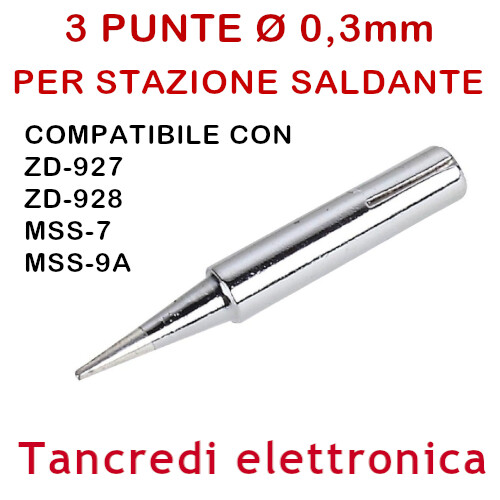 Punte ricambi 2 micro - 3,