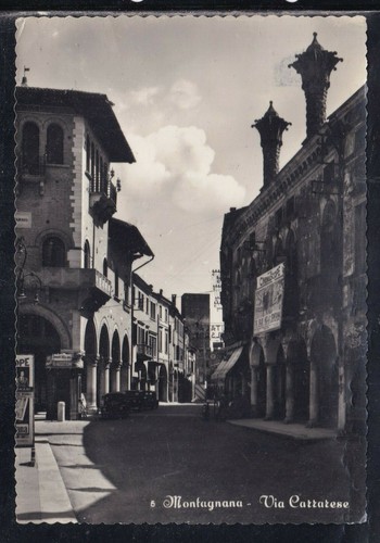 Cartolina montagnana via - montagnana,
