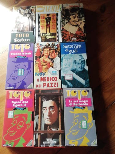 Lotto vhs totò - vhs,
