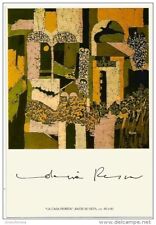 Dozza 9.9.1989 Indonesia Cartolina invito mostra pittura I Fantasmagorici Batik