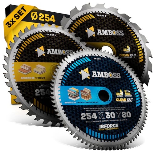 Incudine ø254 set lame - Ø254,