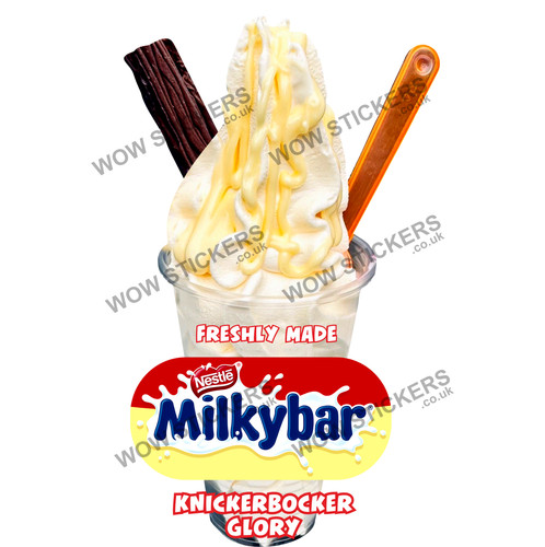 Milkybar flake ice cream - milkybar,
