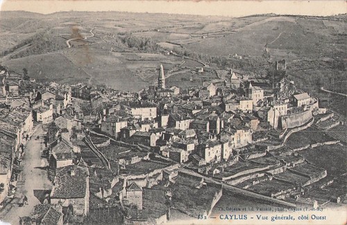 Caylus vue générale 133459 - vue,