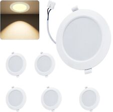 WeshLMPO Faretti Led Incasso Cartongesso Bianco Caldo 3000K Soffitto 4w PZ. 5